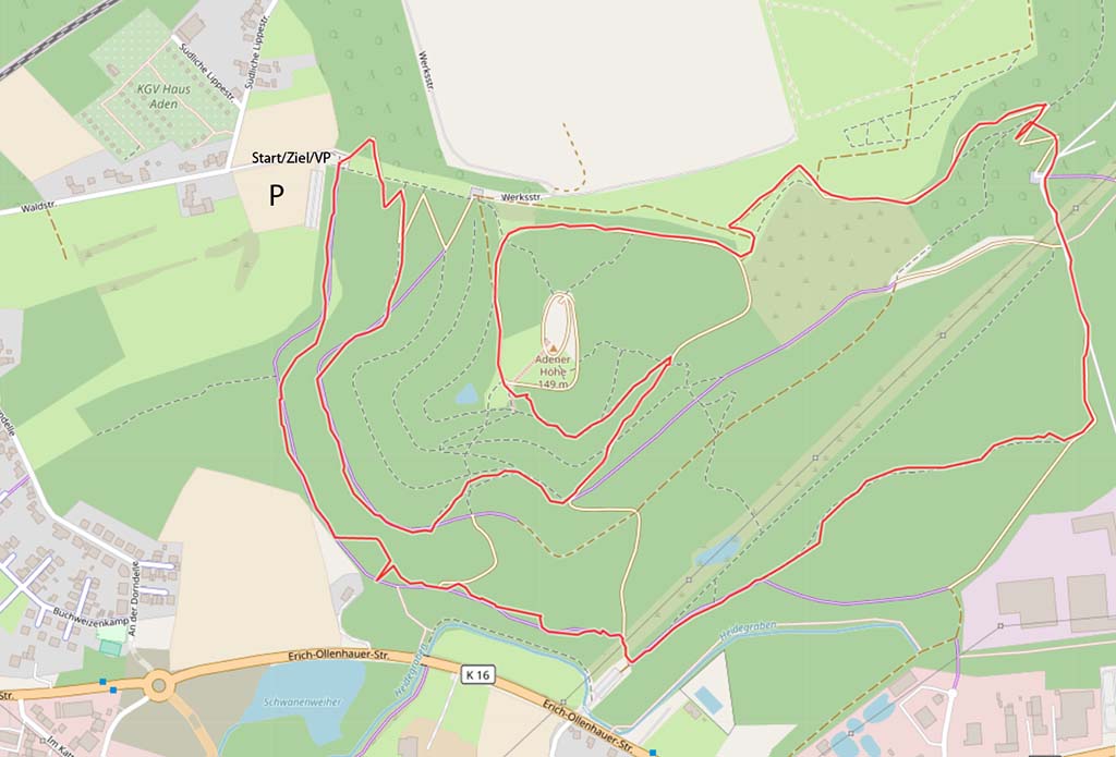 Panorama-Marathon Strecke